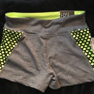 Green & Grey Volleyball Shorts